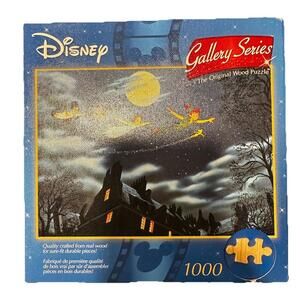 Mega Disney Gallery Series Peter Pan Away They Flew 1000 Piece Wood Puzzle P9